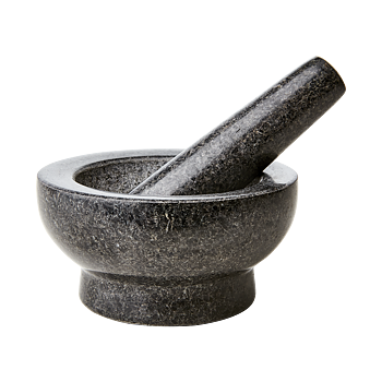 Mortel i granit med stöt, från Affari of sweden