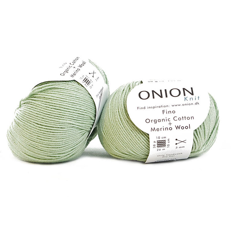 Ljusgrön Fino Organic Cotton + Merinoull 506