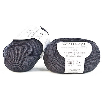 Mörkgrå Fino Organic Cotton + Merinoull 508