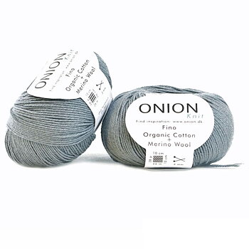 Ljusgrå Fino Organic Cotton + Merinoull 509