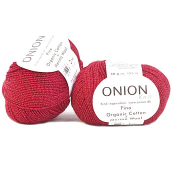Röd Fino Organic Cotton + Merinoull 510
