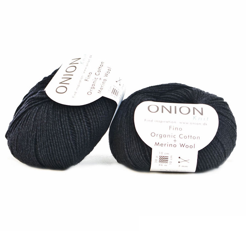 Svart Fino Organic Cotton + Merinoull 512