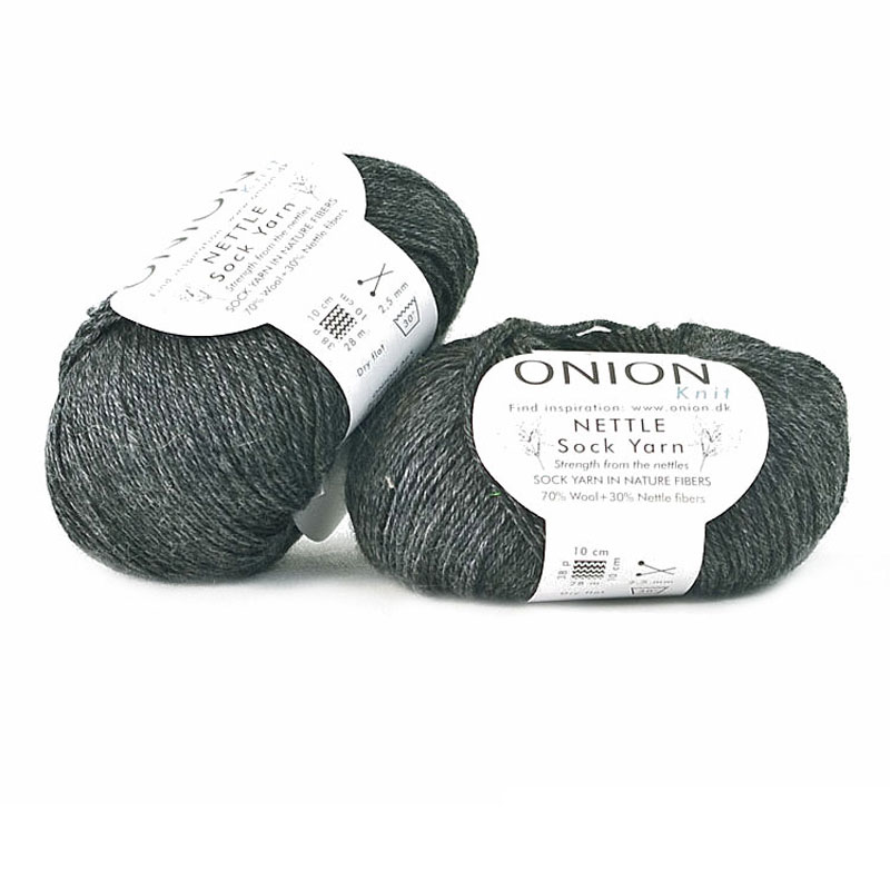 Koksgrå Nettle Sock Yarn Onion 1002