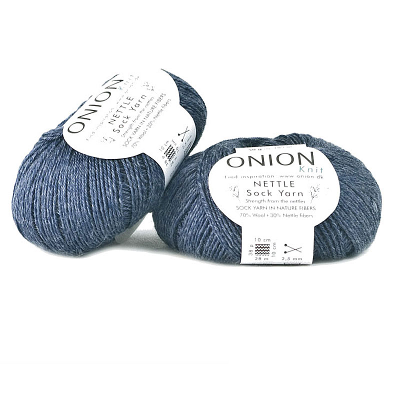 Mörkblå Nettle Sock Yarn Onion 1010