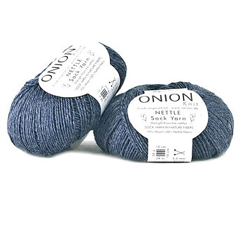 Mörkblå Nettle Sock Yarn Onion 1010