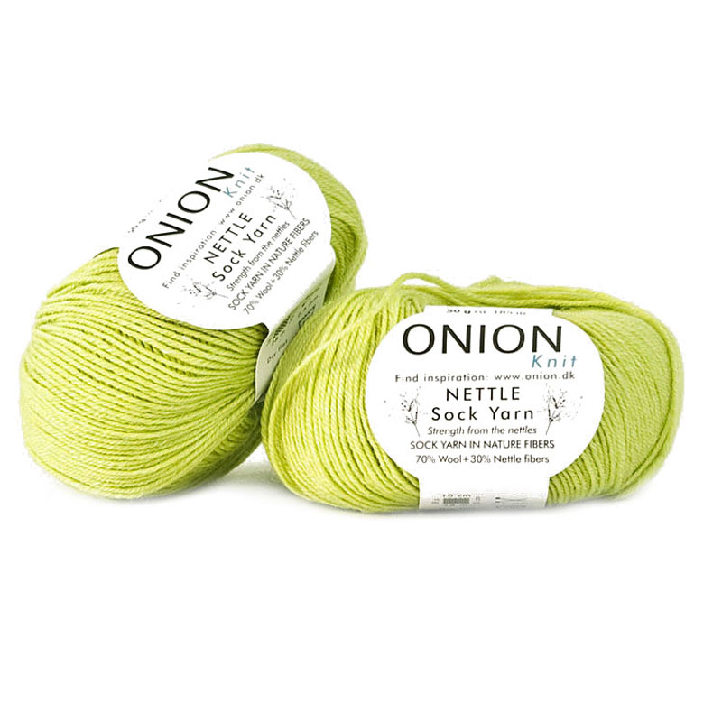 Lime Nettle Sock Yarn Onion 1014