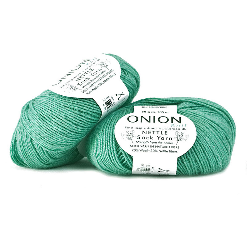 Ljusgrön Nettle Sock Yarn Onion 1021