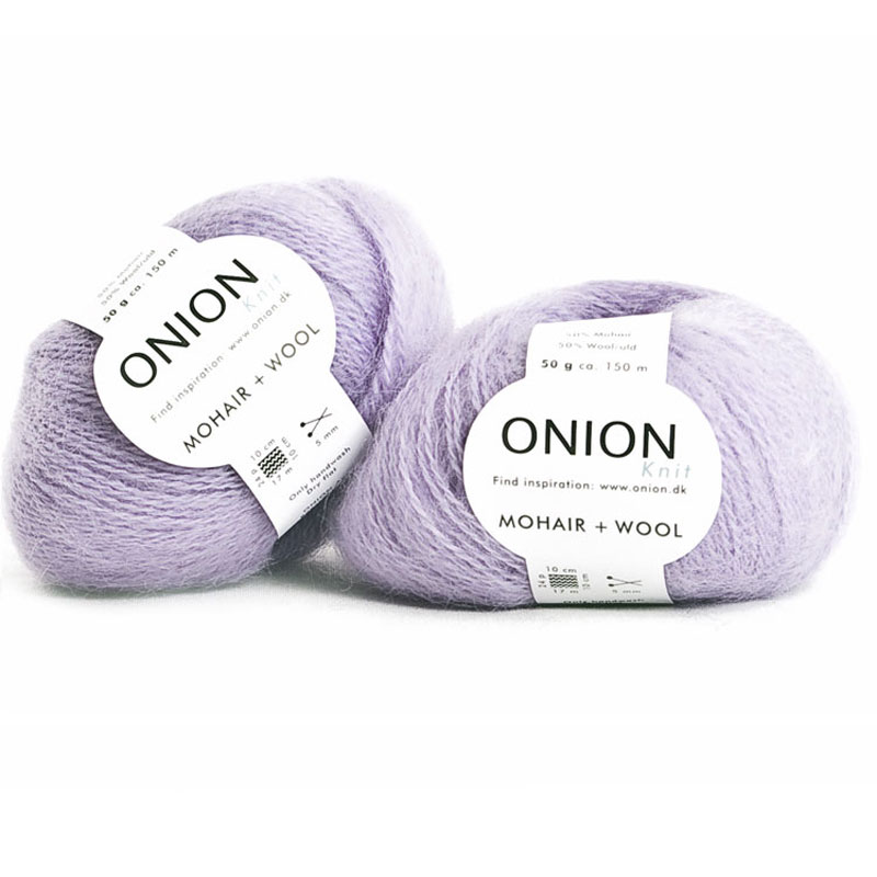 Ljuslila Mohair + Wool Onion 308