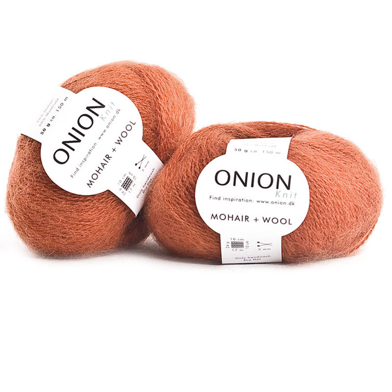 Orange Mohair + Wool Onion 312