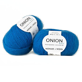 Himmelsblå Mohair + Wool Onion 327