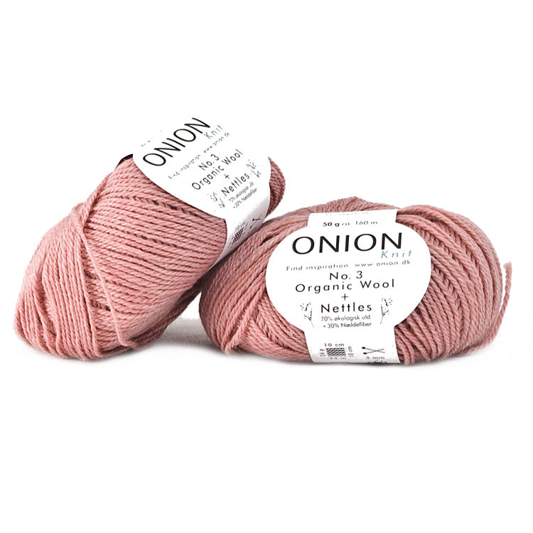 Lax Rosa No. 3 Organic Wool + Nettles Onion 1104