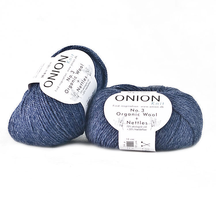 Mörkblå No. 3 Organic Wool + Nettles Onion 1110