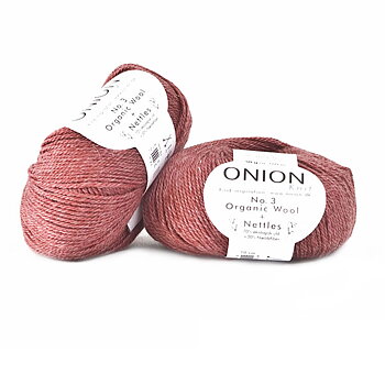 Ljusröd No. 3 Organic Wool + Nettles Onion Marsala 1119