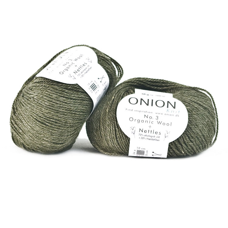 Kaki No. 3 Organic Wool + Nettles Onion 1124