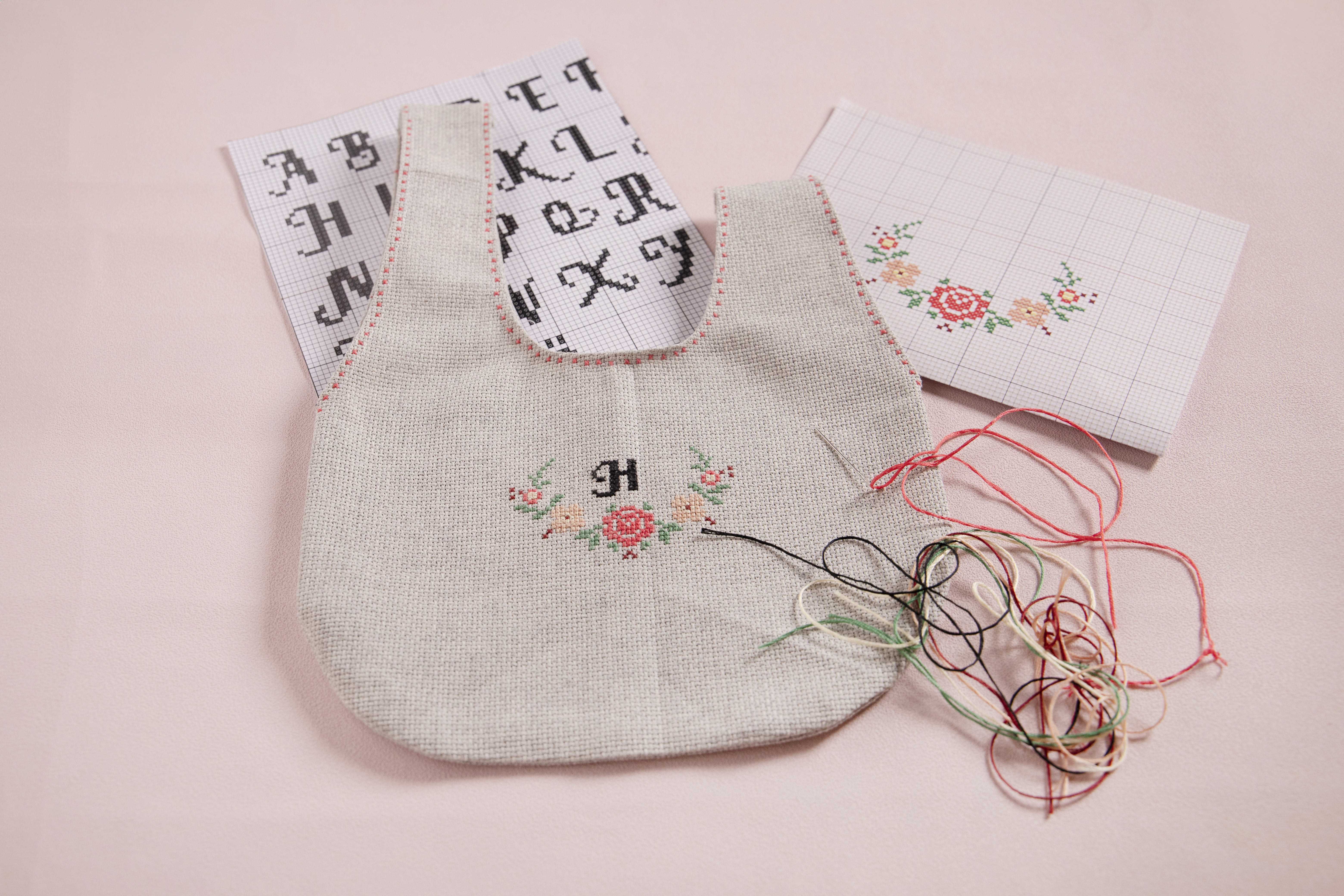 Svarta Fåret Broderikit 270297 Cikoria Projektväska