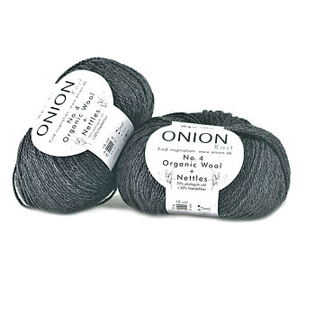 Koksgrå No. 4 Organic Wool + Nettles Onion 802