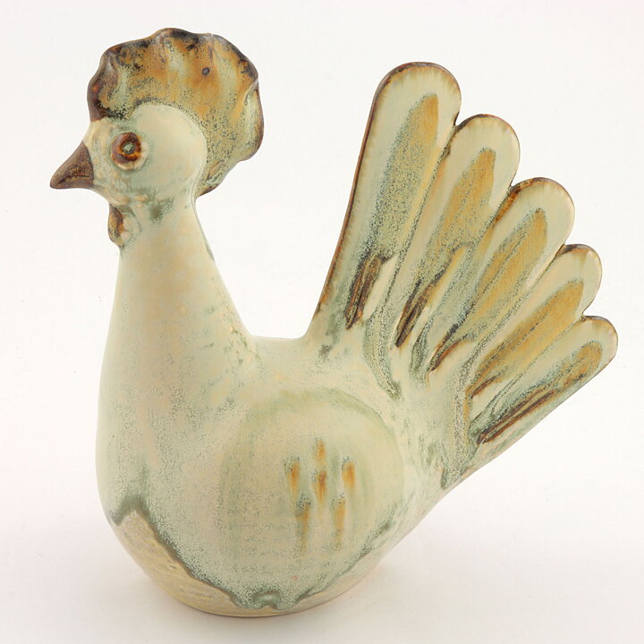 Josef Simon (1960s) Rounded Hen with Earthy Glaze 18/17 cm #647