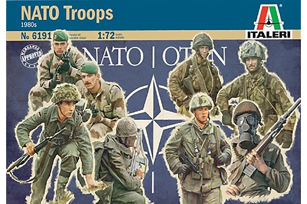 Italeri 6191S 1:72 NATO Troops - contains 48 figures