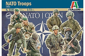 Italeri 6191S 1:72 NATO Troops - contains 48 figures