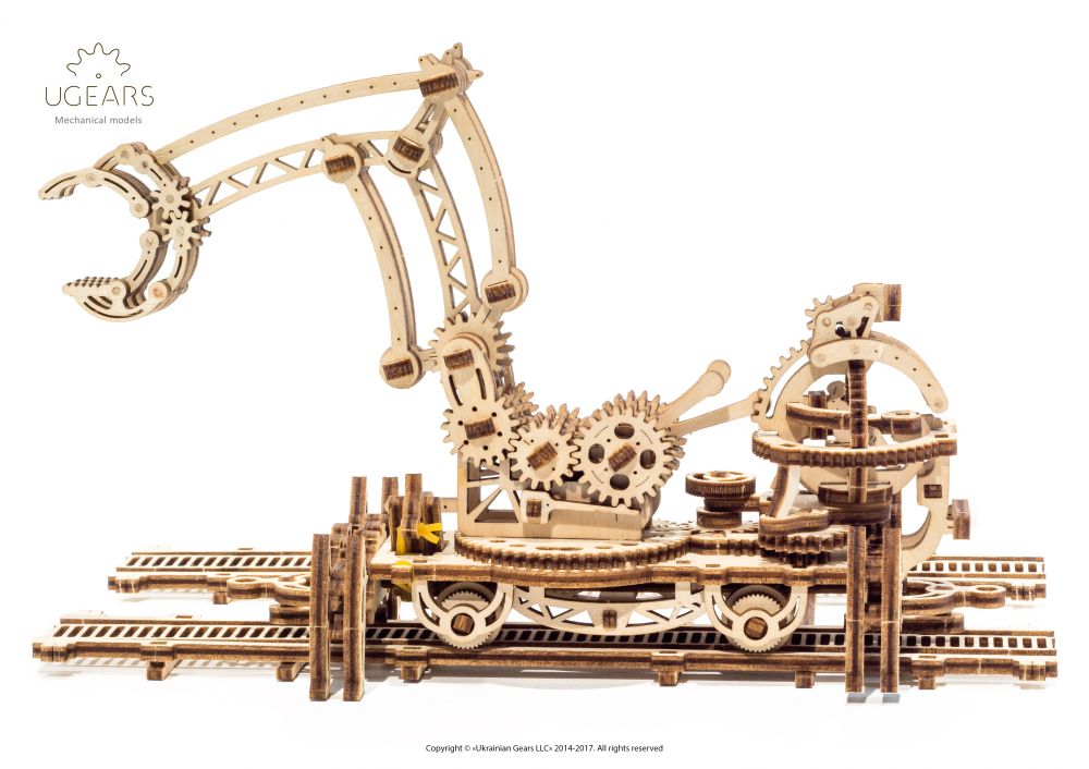Ugears 70032 Rail Mounted Manipulator - 3