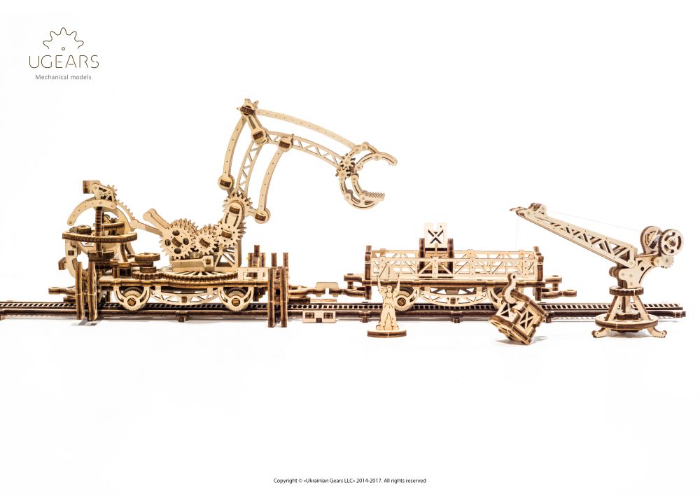 Ugears 70032 Rail Mounted Manipulator - 13