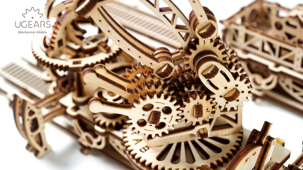 Ugears 70032 Rail Mounted Manipulator - 8