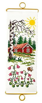 Broderikit Hus i skogsglänta - minivepa 270150
