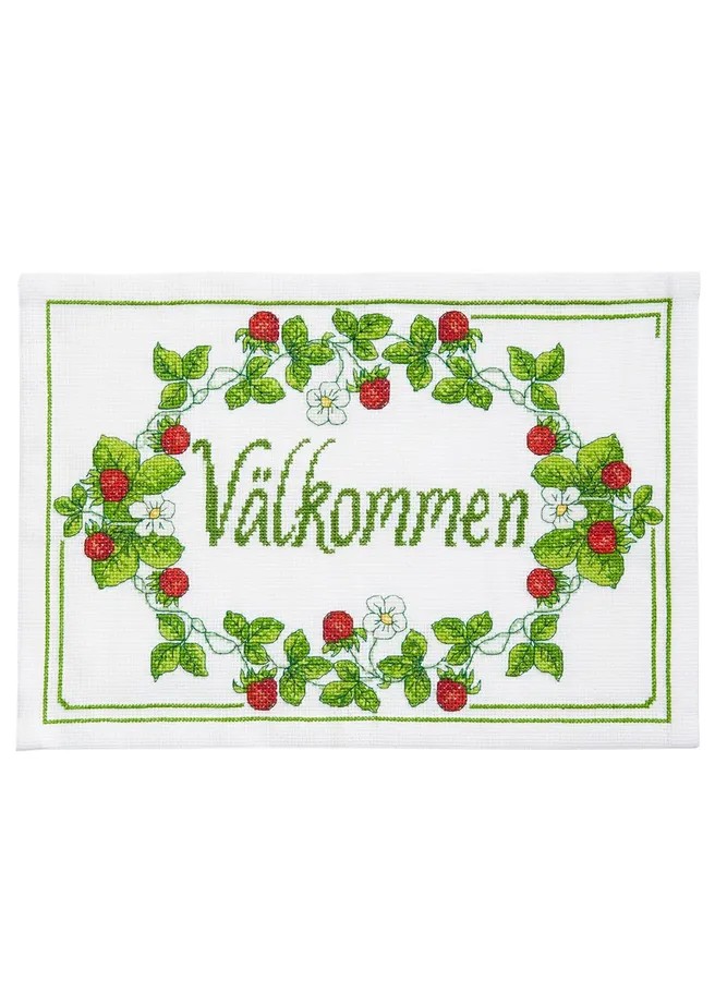 Smultronkrans Bonad-  Broderikit 269991