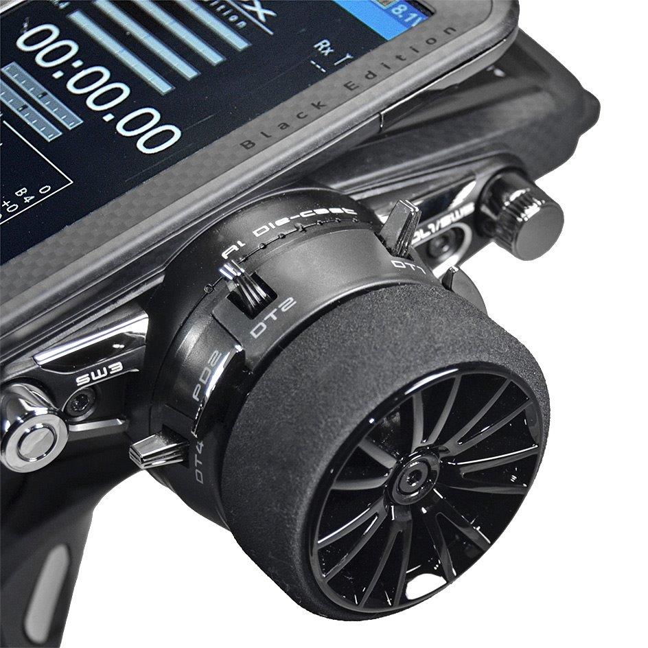 Futaba T10PX Black Edition Rattradio F-4G/SR/T-FHSS (ingen RX) - 8