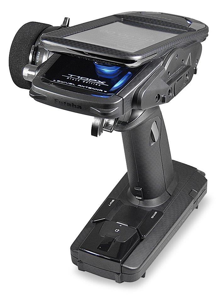 Futaba T10PX Black Edition Rattradio F-4G/SR/T-FHSS (ingen RX) - 7