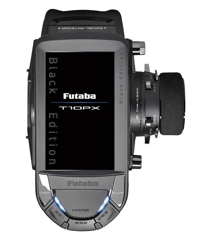 Futaba T10PX Black Edition Rattradio F-4G/SR/T-FHSS (ingen RX) - 6