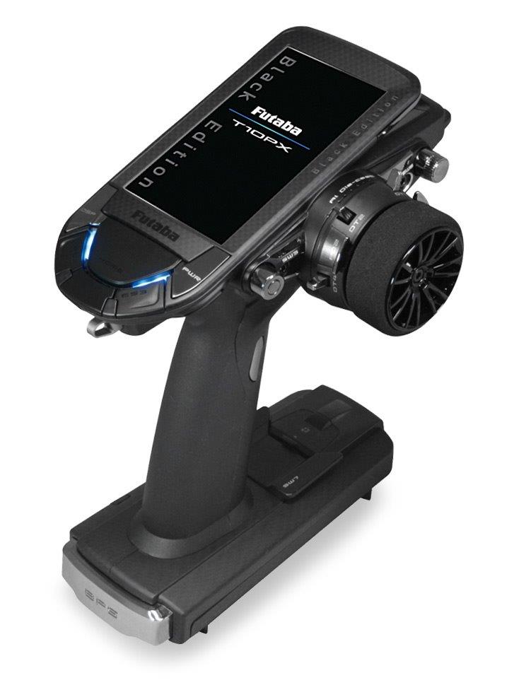 Futaba T10PX Black Edition Rattradio F-4G/SR/T-FHSS (ingen RX)