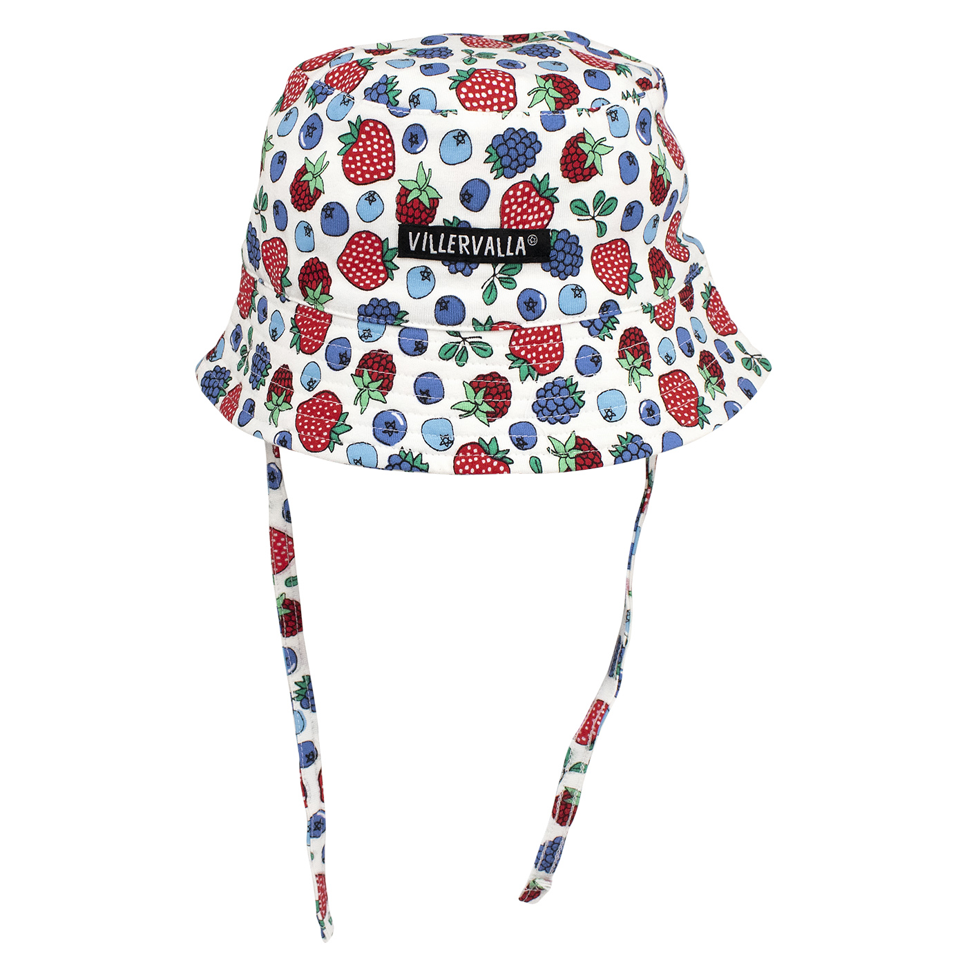 sun hat with strings BERRY