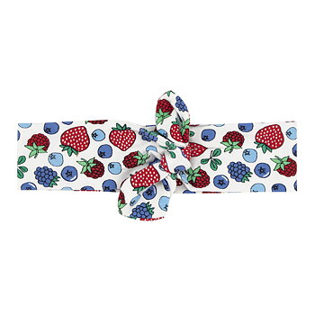 headband with knot BERRY