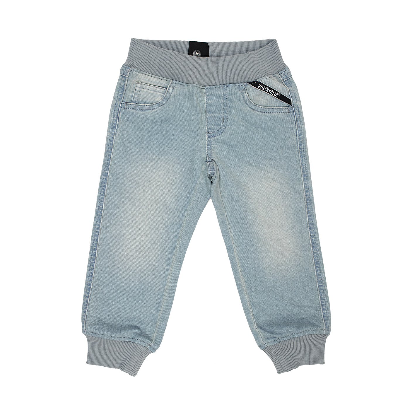 Jeans mit Bündchen STRETCH DENIM LIGHT WASH/FOSSIL