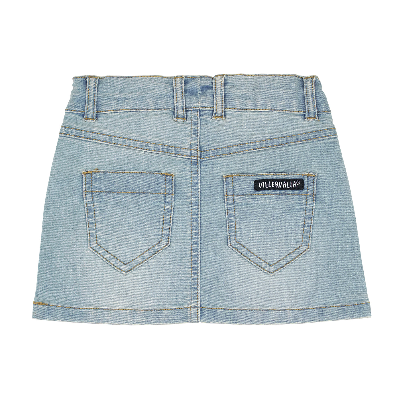 kjol STRETCH DENIM LIGHT WASH - 2