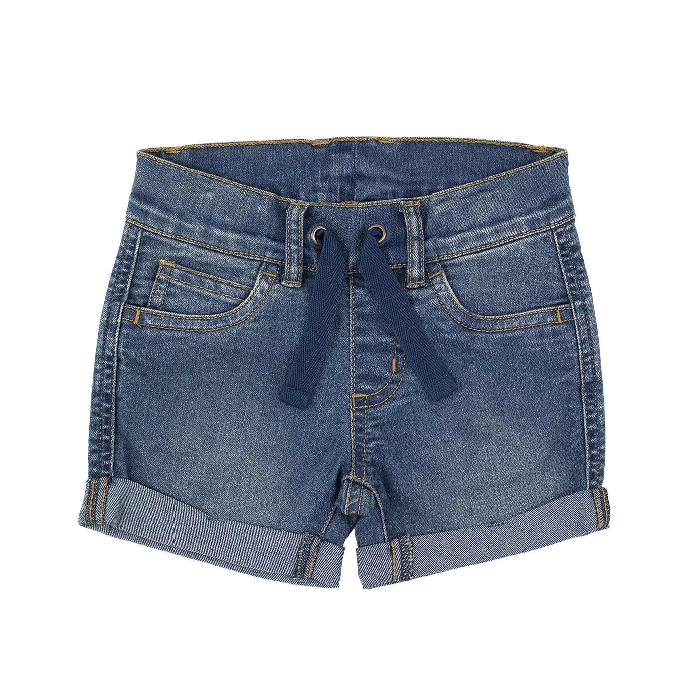 shorts STRETCH DENIM INDIGO WASH