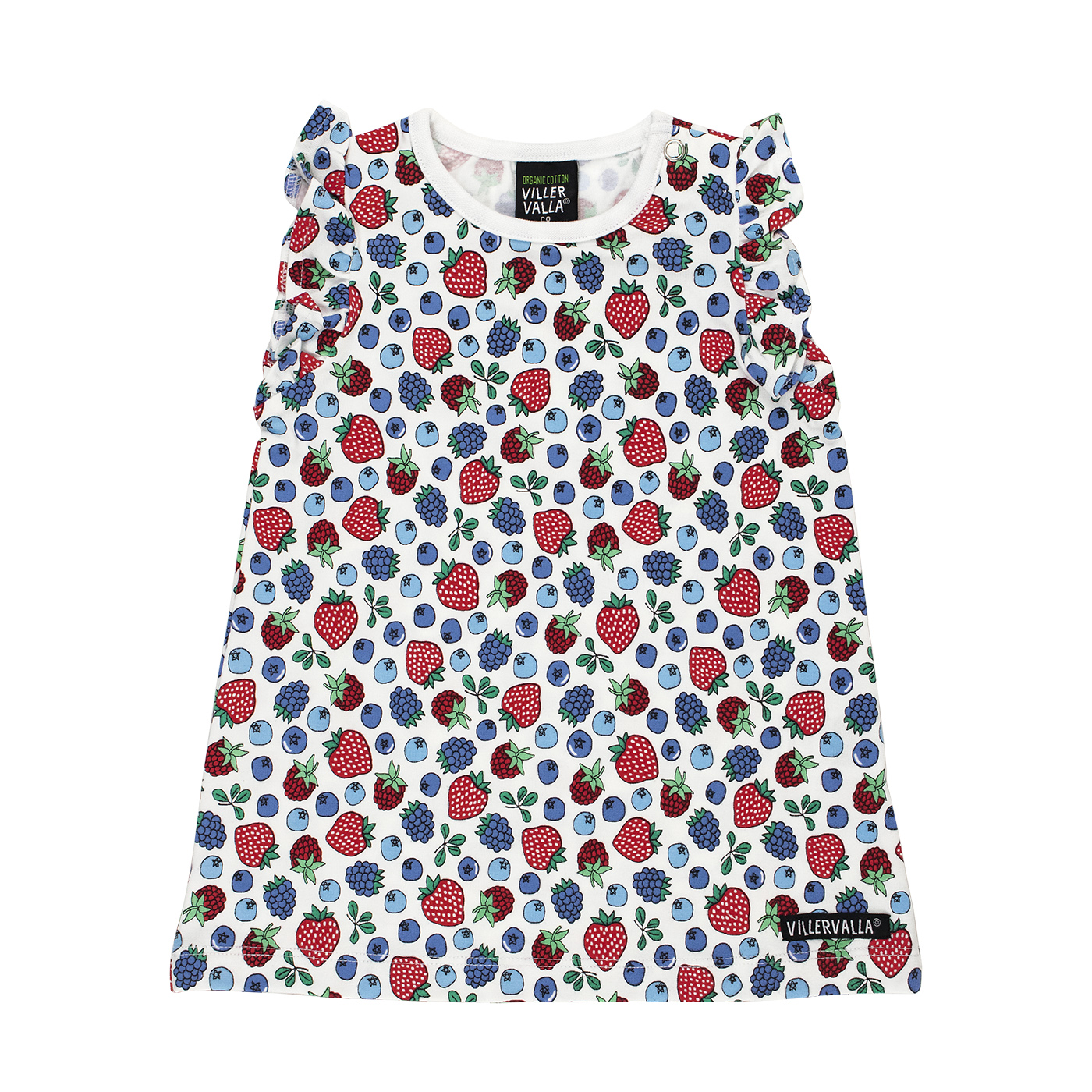 klänning med volang BERRY