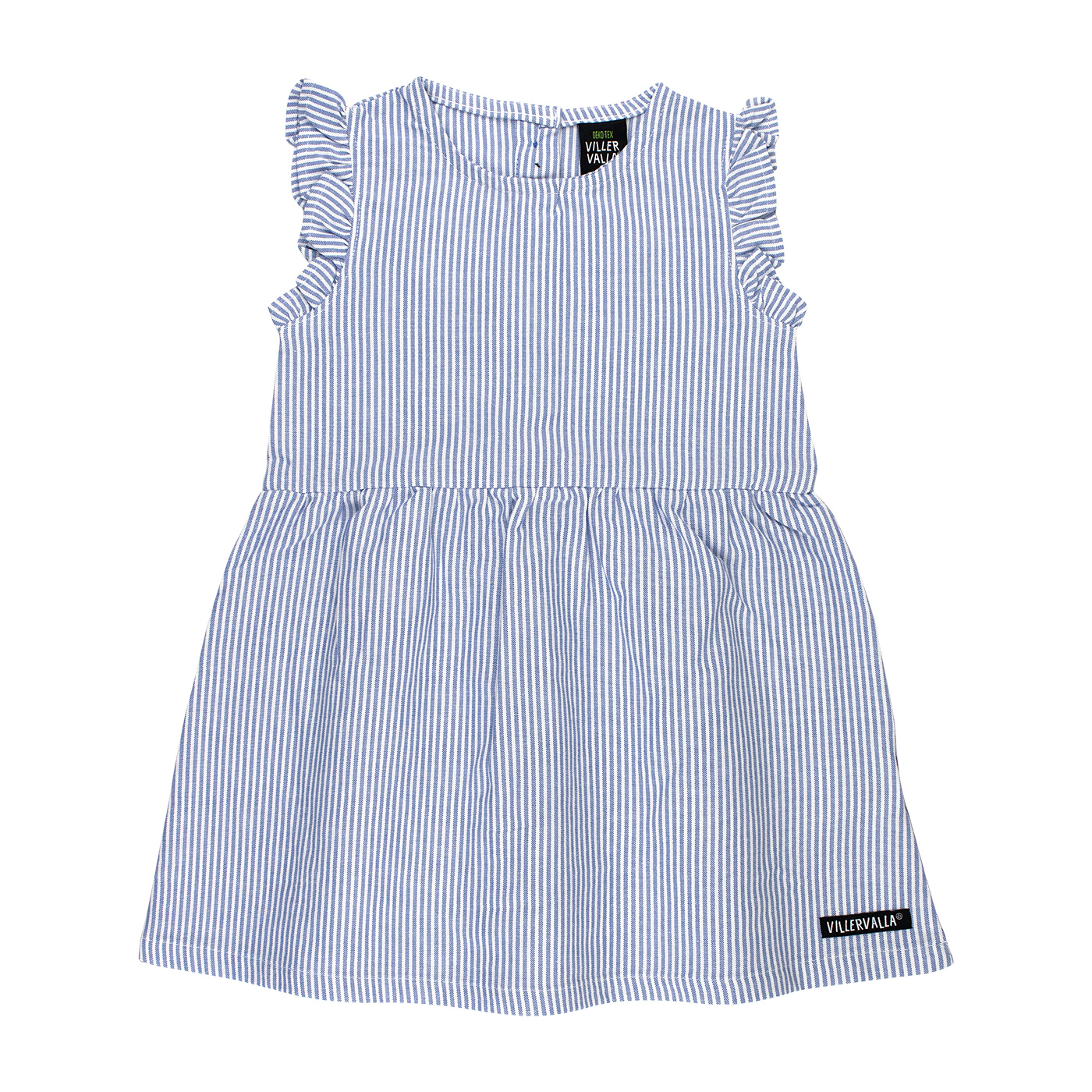 flared dress WOVEN STRIPE NAUTIC/MARBLE