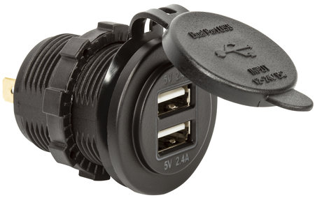 USB-Uttag 6-30V 5V-4.8A 2-Port