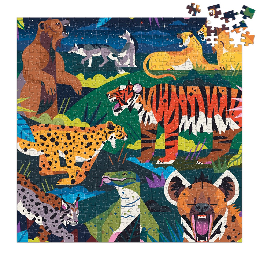 Predators Illuminated 500 Piece Glow in the Dark Puzzle - 2