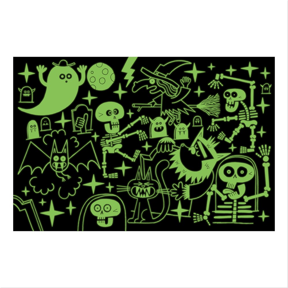 Haunted Graveyard 100 Piece Glow in the Dark Puzzle - 4