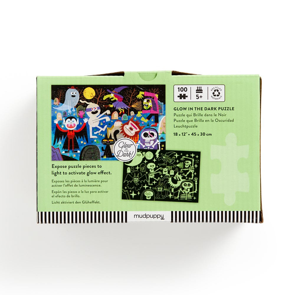 Haunted Graveyard 100 Piece Glow in the Dark Puzzle - 5