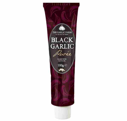 Black garlic puree