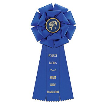 6226 - Rosette für Pferd, Hund, Veranstaltung, 38 cm