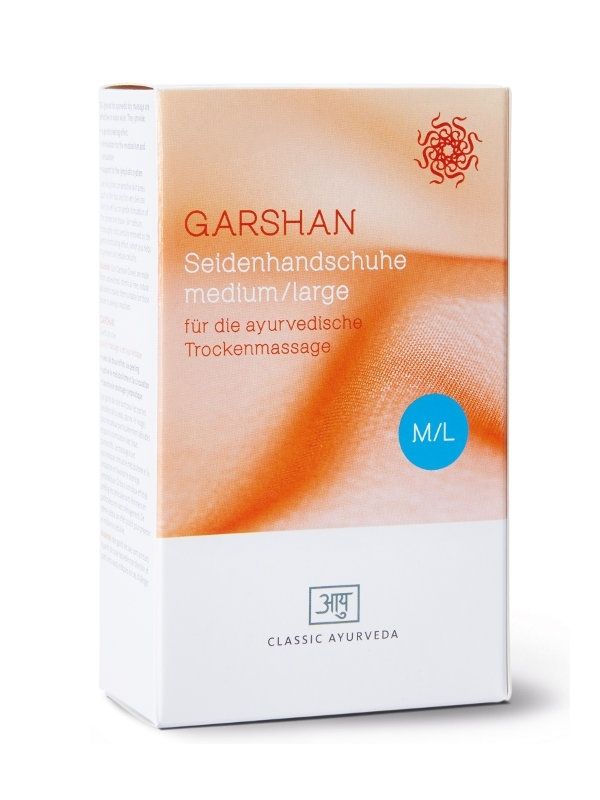 Garshan Massage Gloves 1 pair M-L, Classic Ayurveda