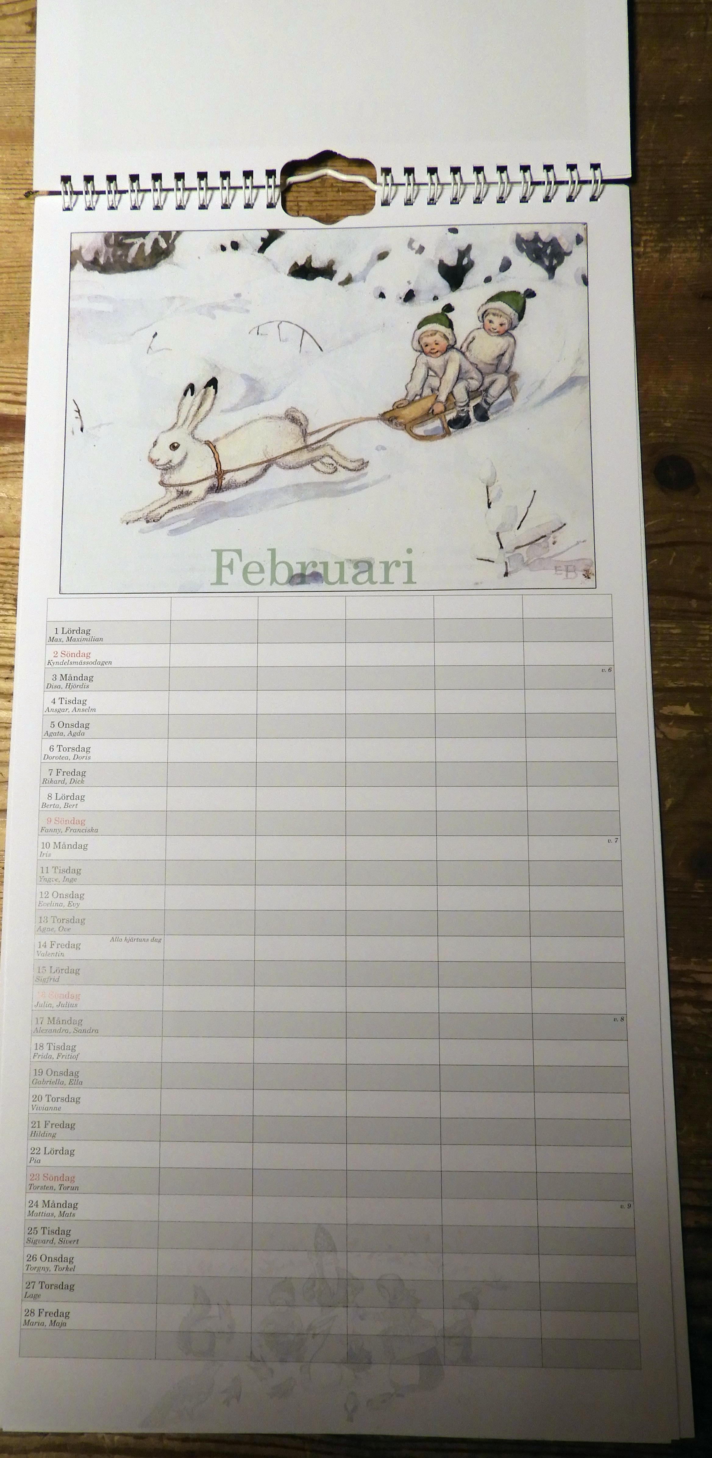 Tomtebobarnen familjekalender 2025 - 3