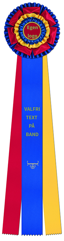 6247 - Rosette mit drei Kränzen und Blütenblättern, 71 cm - 3