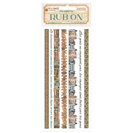 Art of Travelling Rub-On 4x8,5 Inch Stripes