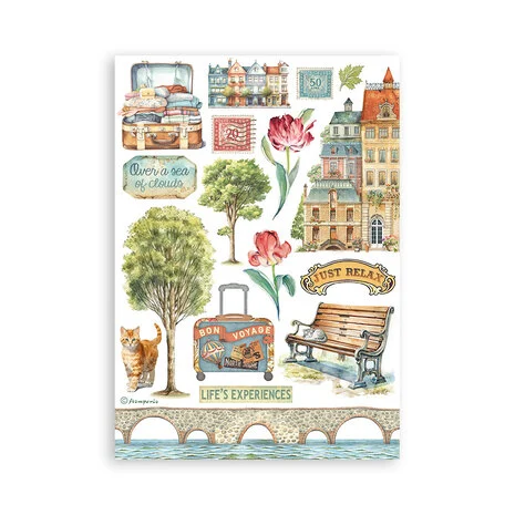 Art of Travelling A5 Washi Pad (8pcs)  - 6